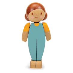 Poupée en bois pour maison de poupée - collection famille - mère  - vertbaudet enfant
