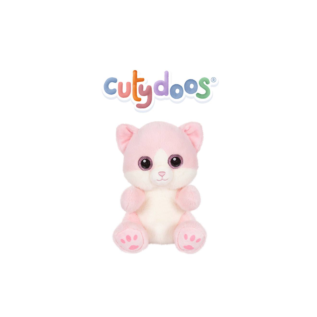 Peluche Chat Pinky 23 Cm Rose