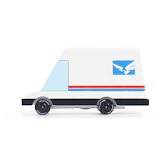Jouet-Jeux d'imagination-Camion postal miniature en bois – véhicules créatifs et durables