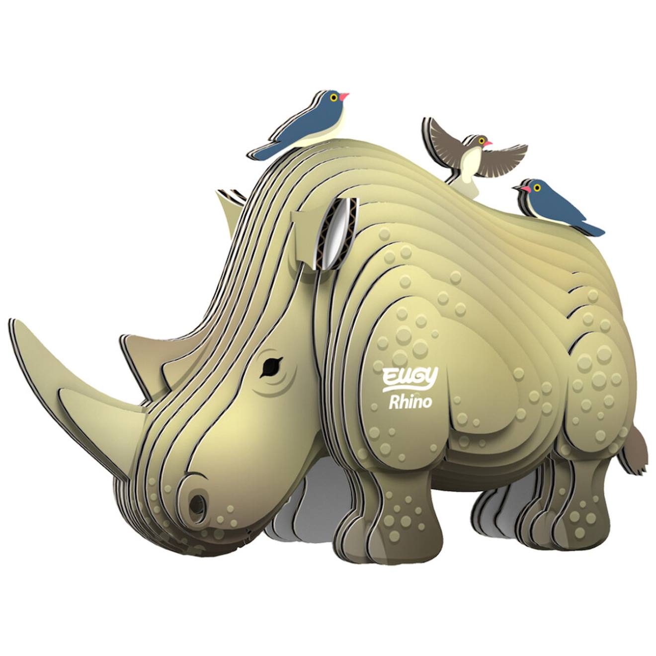 Puzzle 3d - Rhinocéros Multicolor