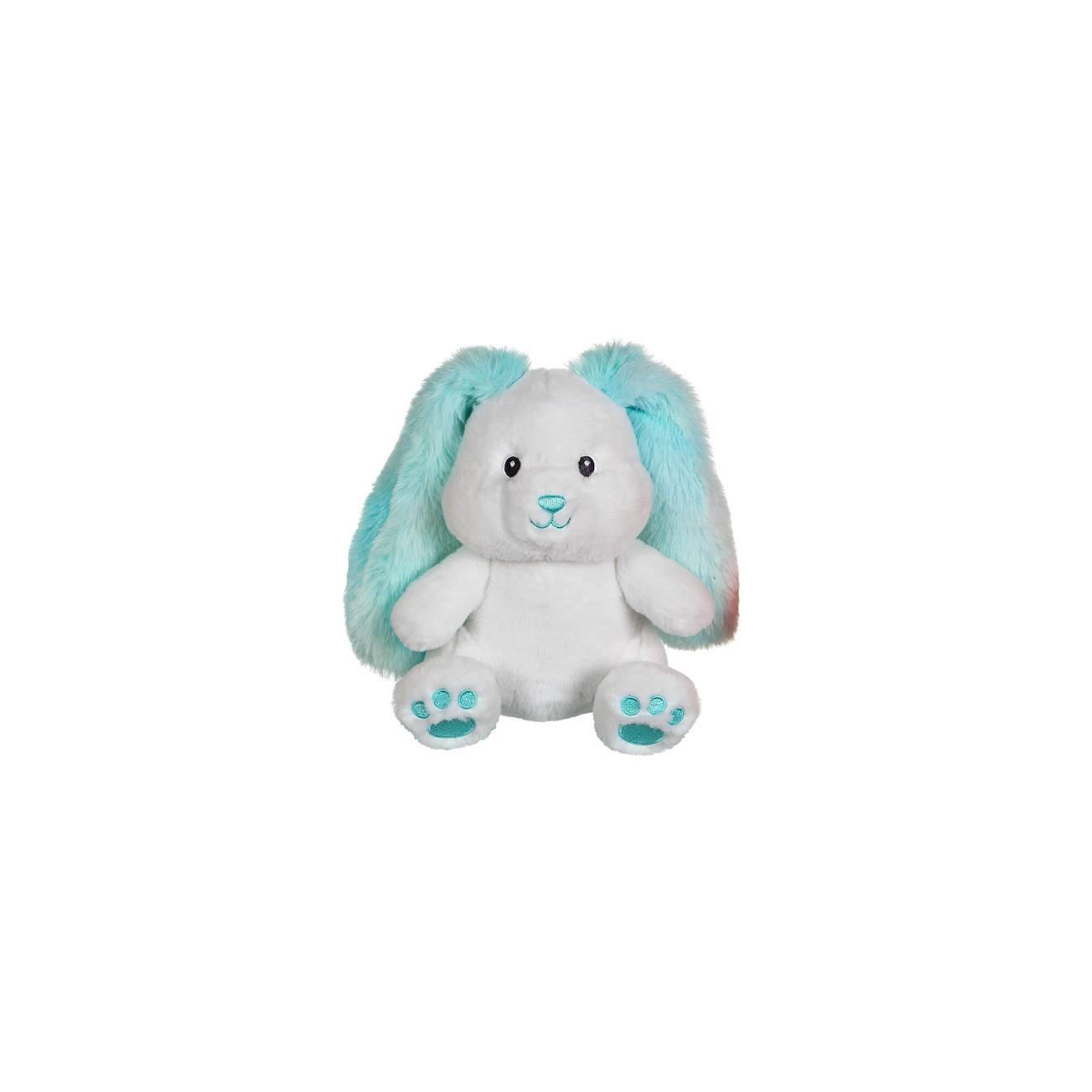 Peluche Lapin Fluffy 15 Cm Bleu