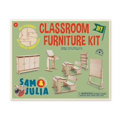 Jouet-Poupons et poupées-Poupées mannequins et accessoires-Kit de meubles – Mini-salle de classe La Maison des Souris (échelle 1:12)