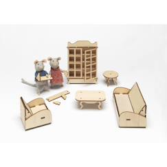 -Kit de meubles – Mini-salon La Maison des Souris (échelle 1:12)
