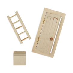 Jouet-Poupons et poupées-Poupées mannequins et accessoires-Petite porte de souris – Inspirée de la Maison des Souris