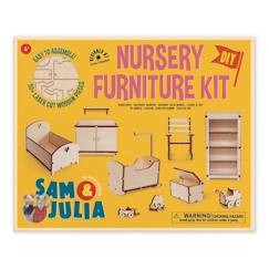 Jouet-Kit de meubles – Mini-chambre de bébé La Maison des Souris (échelle 1:12)