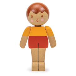 Poupée en bois pour maison de poupée - collection famille - fils  - vertbaudet enfant