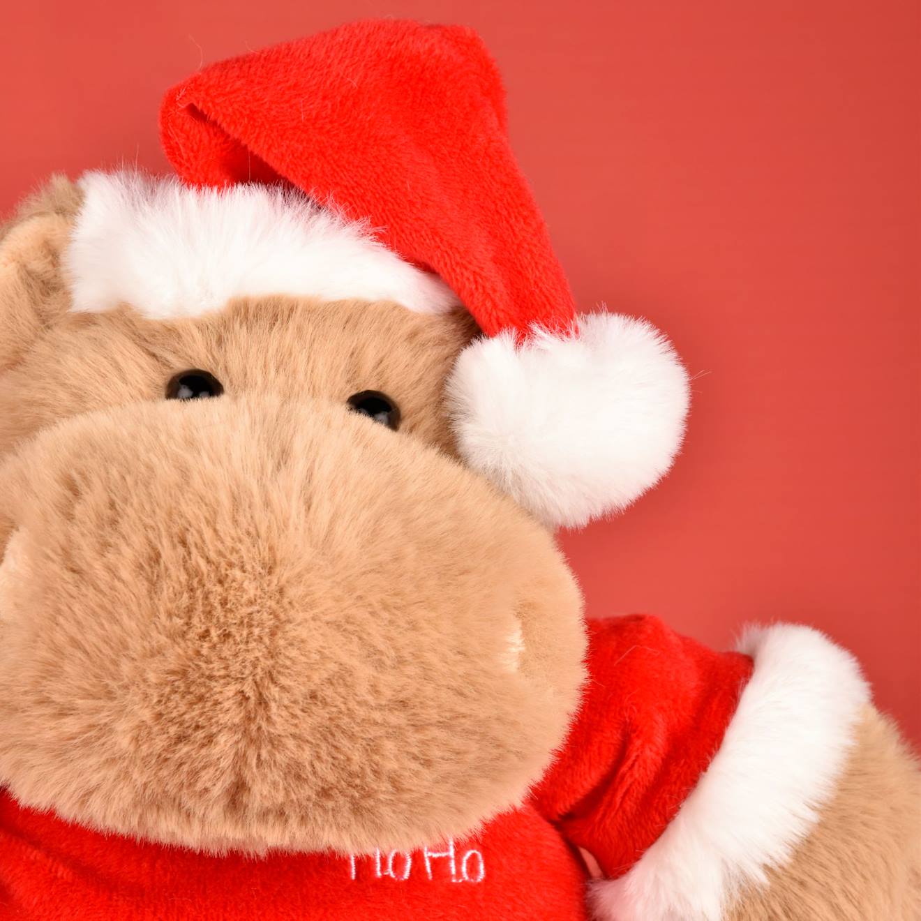 Sweat De Noël 'Je Veux Un Hippopotame' - Unisexe - Marque Gildan/Port/Jerzees - Neuf Sans étiquette