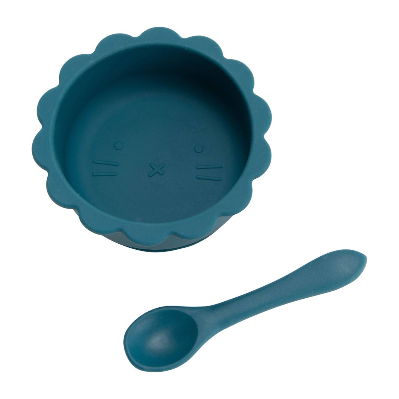 Mon Coffret Repas En Silicone Bleu
