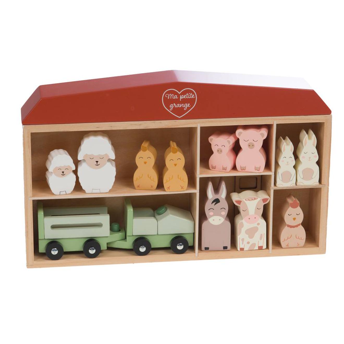 Ma Petite Grange À Animaux Multicolore