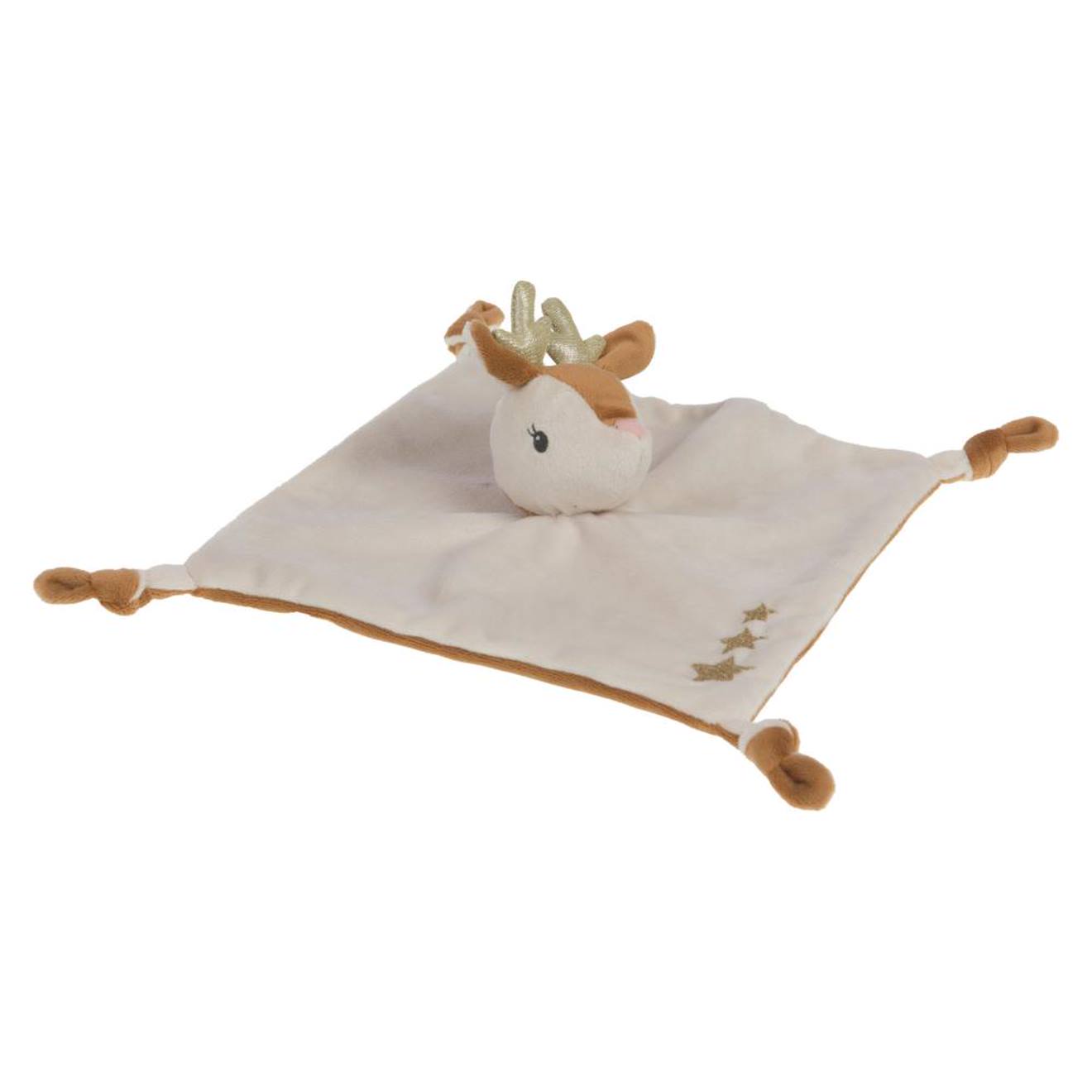 Doudou Plat Biche Marron
