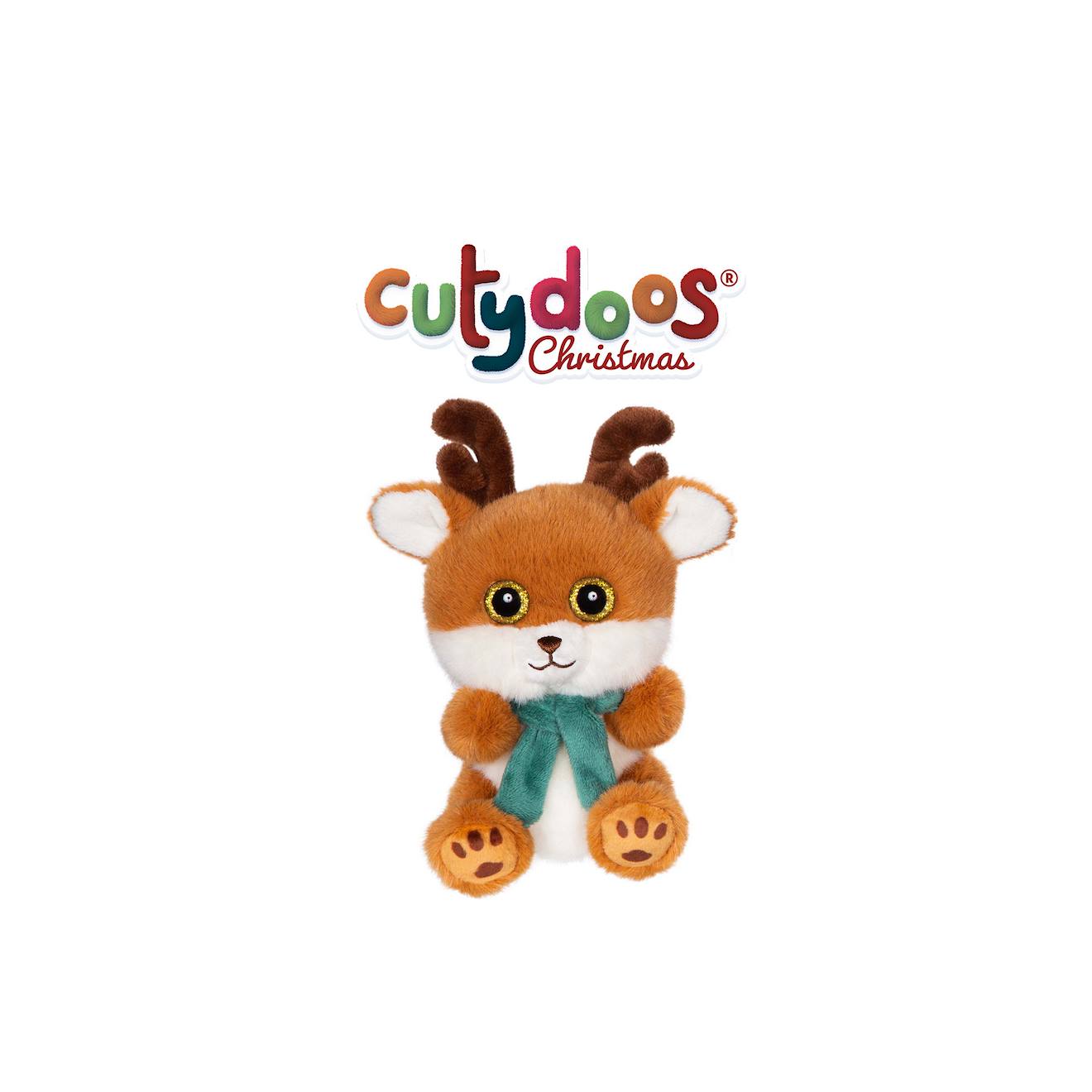 Peluche Renne Ginger 13 Cm Vert