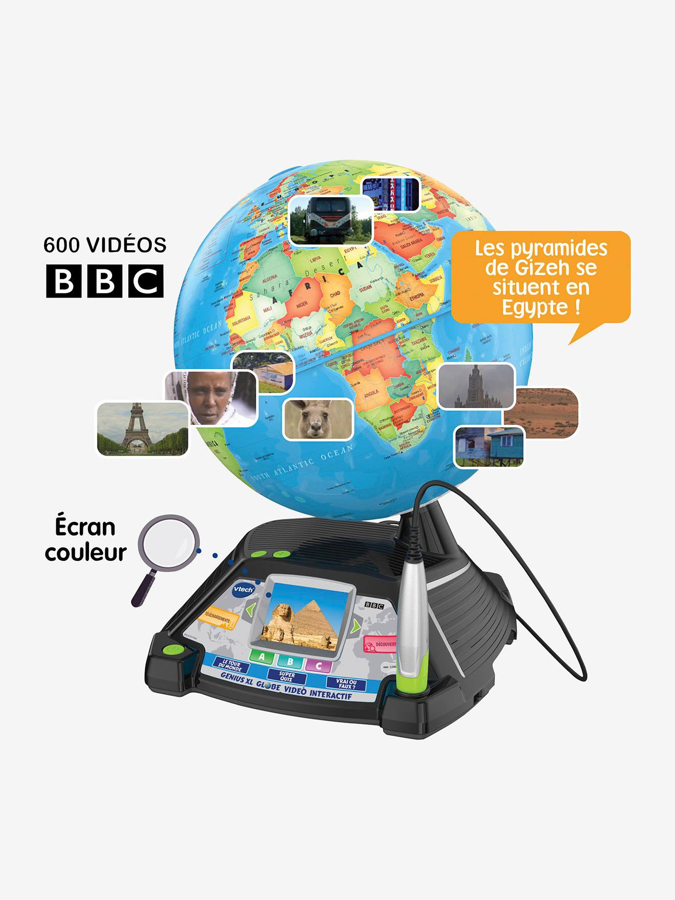 Genius XL - Globe vidéo interactif VTECH - multicolore