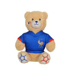 Jouet-Peluche fff Equipe de France de Football - Ours maillot 15 cm