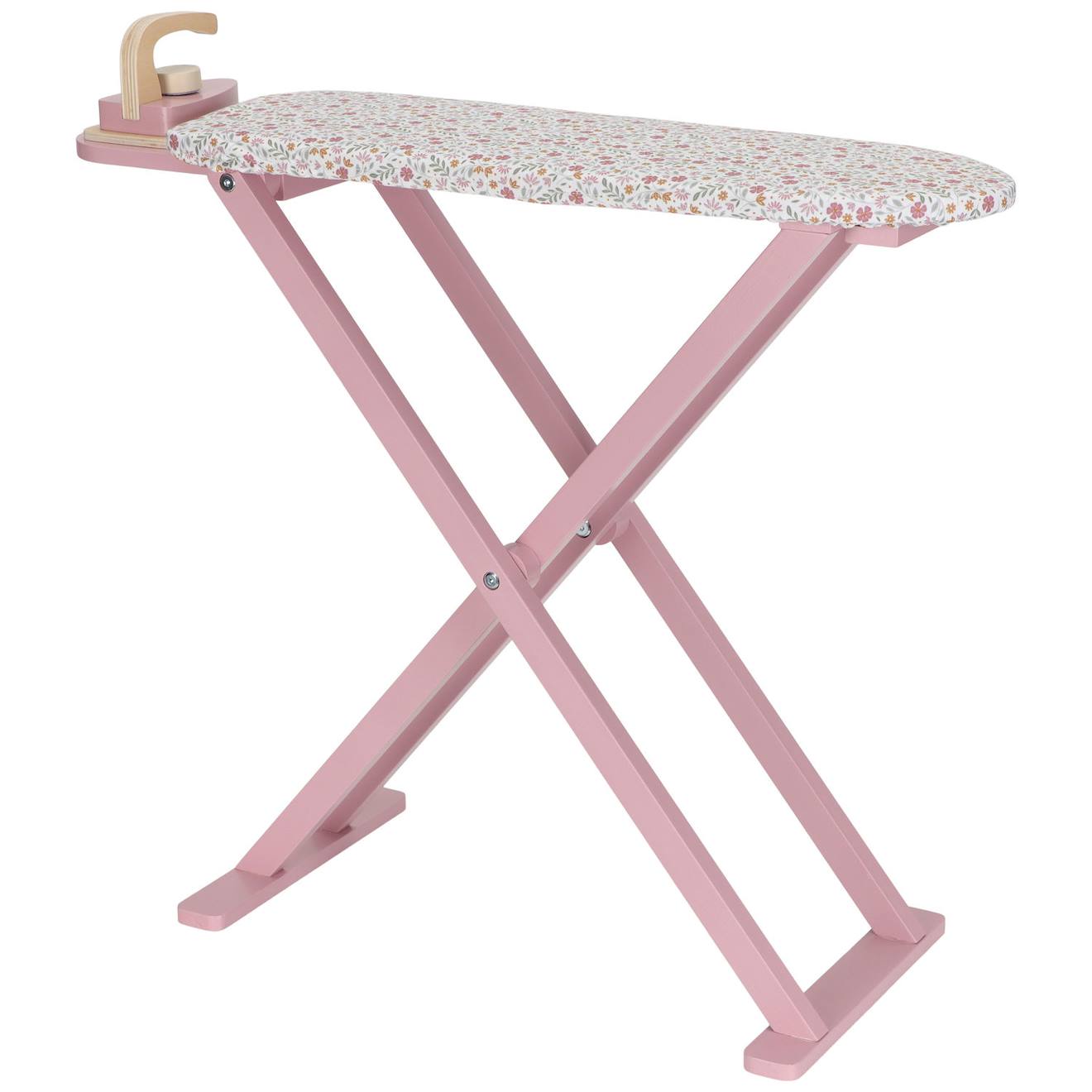 Table De Repassage En Bois Rose, Beige, Vert