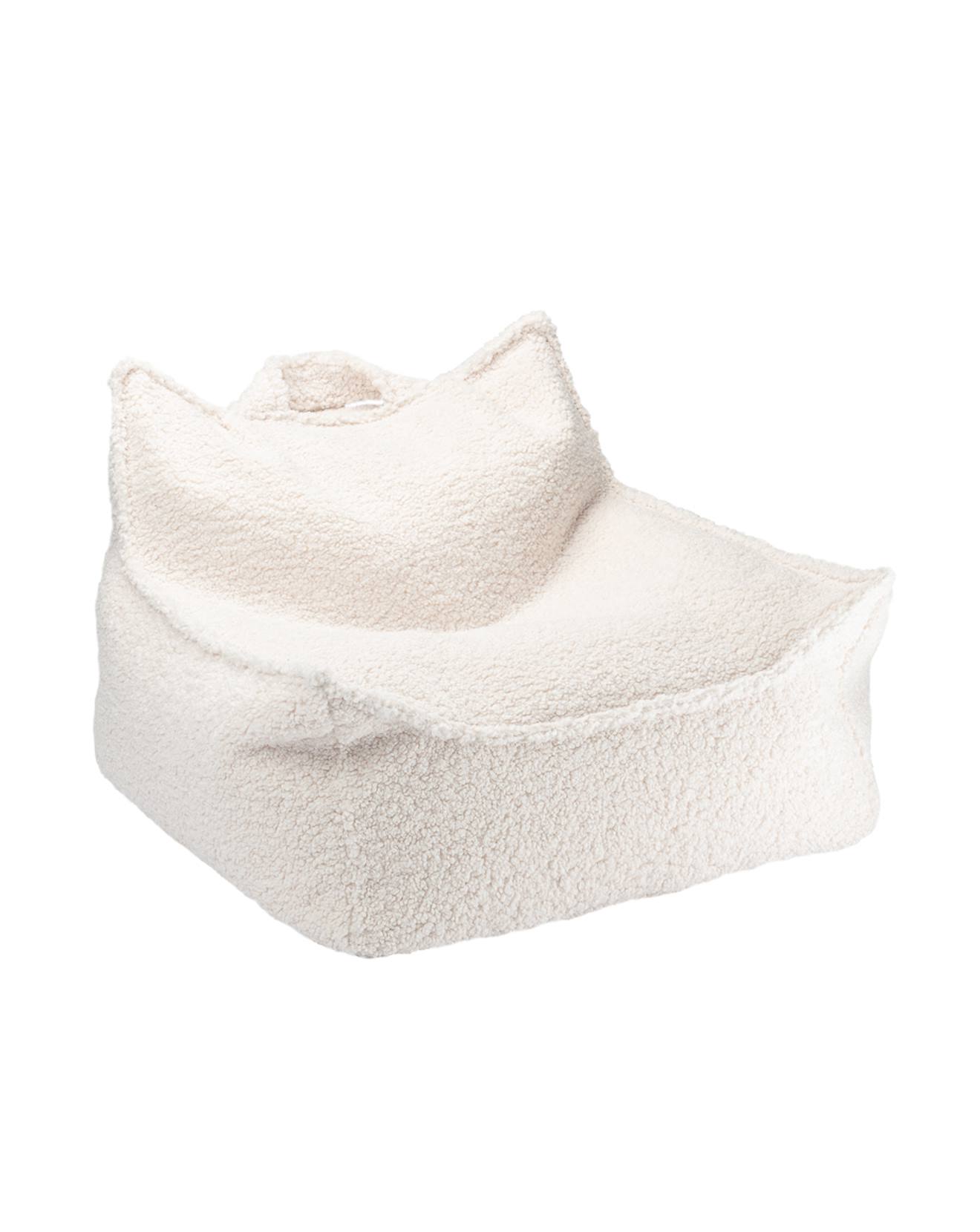 Pouf Poire Chambre Enfant - Fauteuil Comfortable En Teddy Cream White Pouf Poire Chambre Enfant - Fauteuil Comfortable En Teddy Cream White
