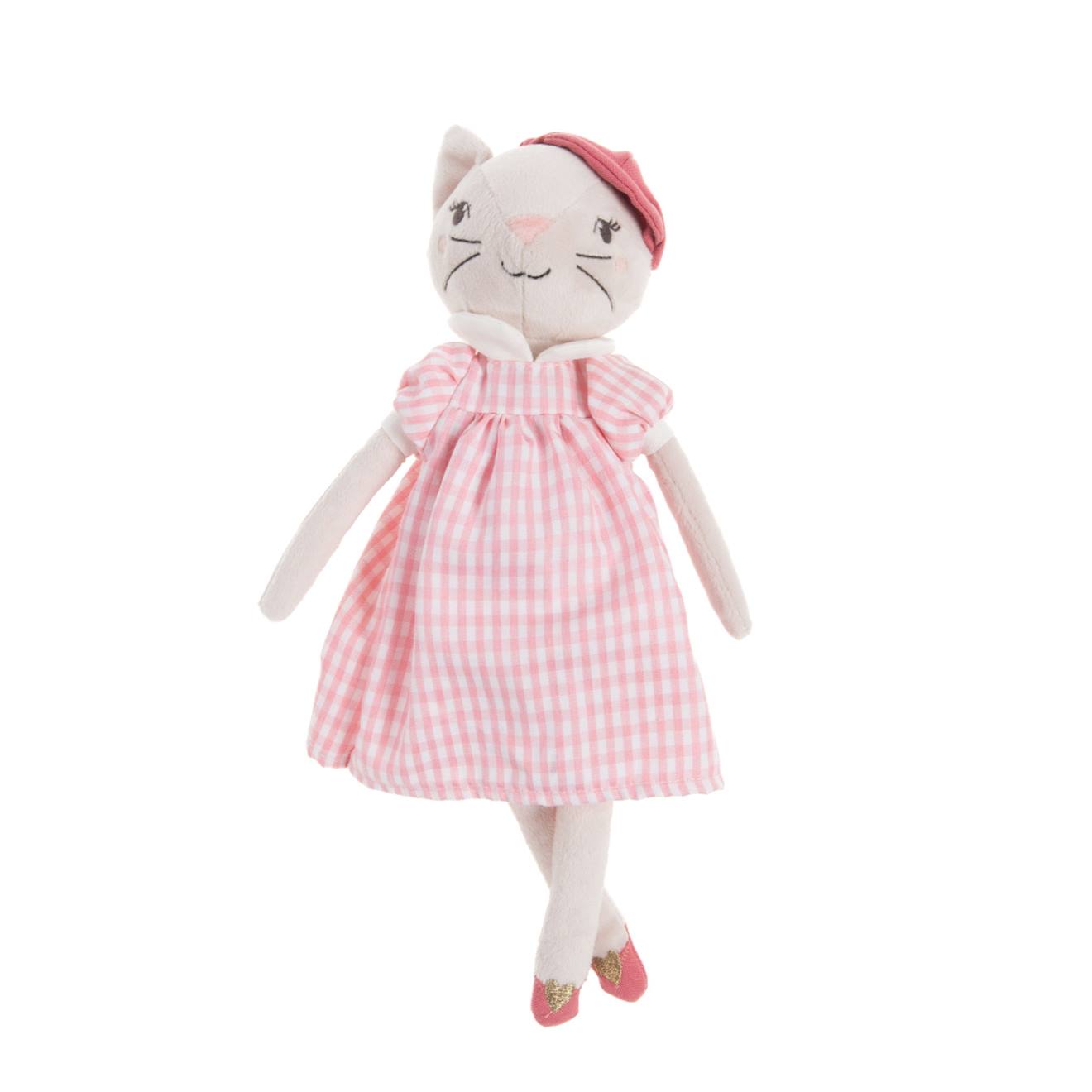 Peluche Mia Le Petit Chat Rose