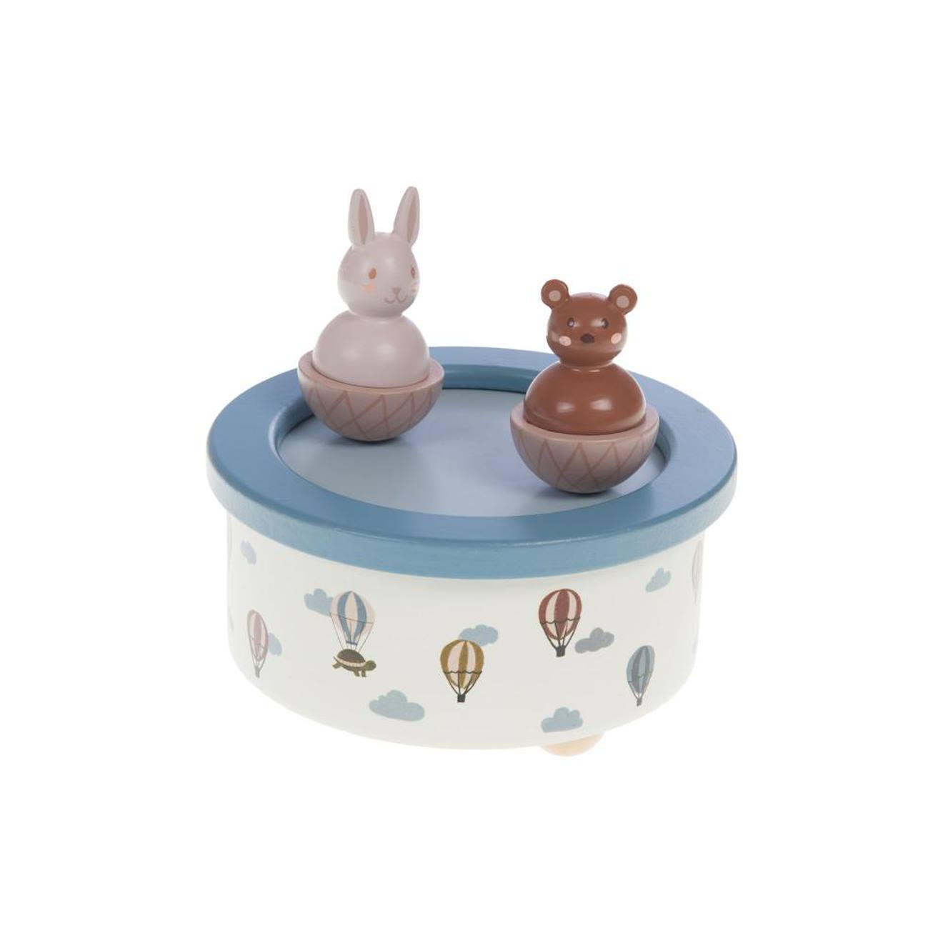 Boite À Musique Montgolfière Bleu