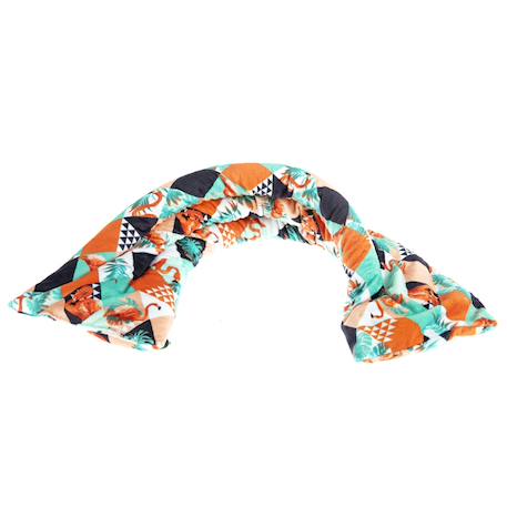 Bouillotte tour de cou Beige+Blanc+Bleu à pois+Bleu nuit+Bleu rayé+Bleu roi+Bordeaux+Caramel+Céleste+Corail+Géométrique orange/vert+Gris+Gris pailleté+Marron+Noir+Rose+Rose pailleté+Tropical noir+Tropical vert+Vert pastel 38 - vertbaudet enfant 