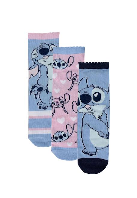 Fille-Sous-vêtement-Lot de chaussettes 3 pièces stitch