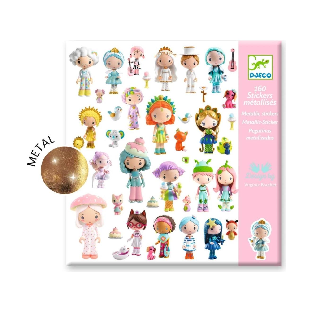 Stickers Le Petit Monde Des Tinyly Multicolore