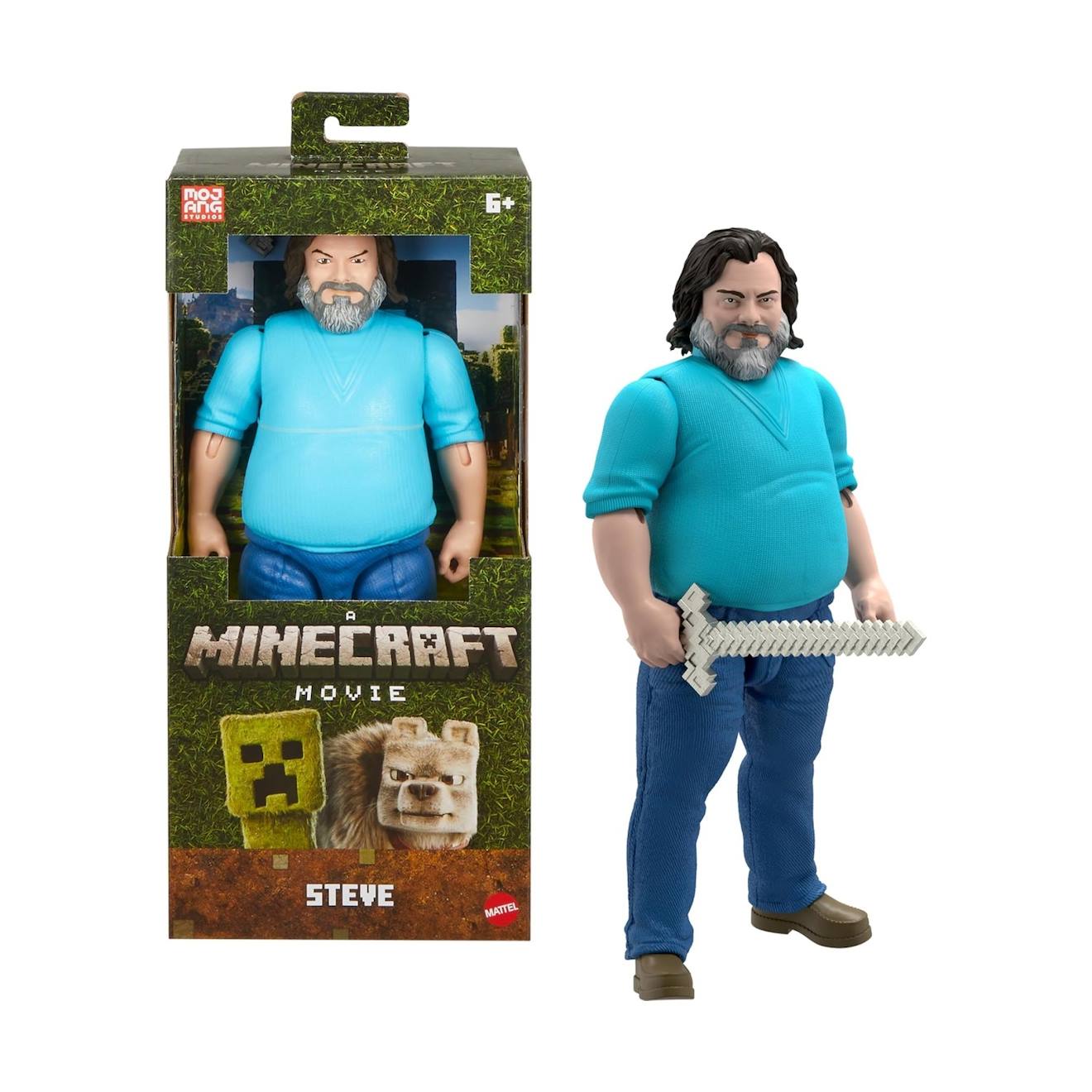 Minecraft - Figurine Articulée Steve Multicolore