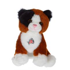 Jouet-Premier âge-Peluches-Peluche - peluche dogz & kats sonores 18 cm - chat noir et marron
