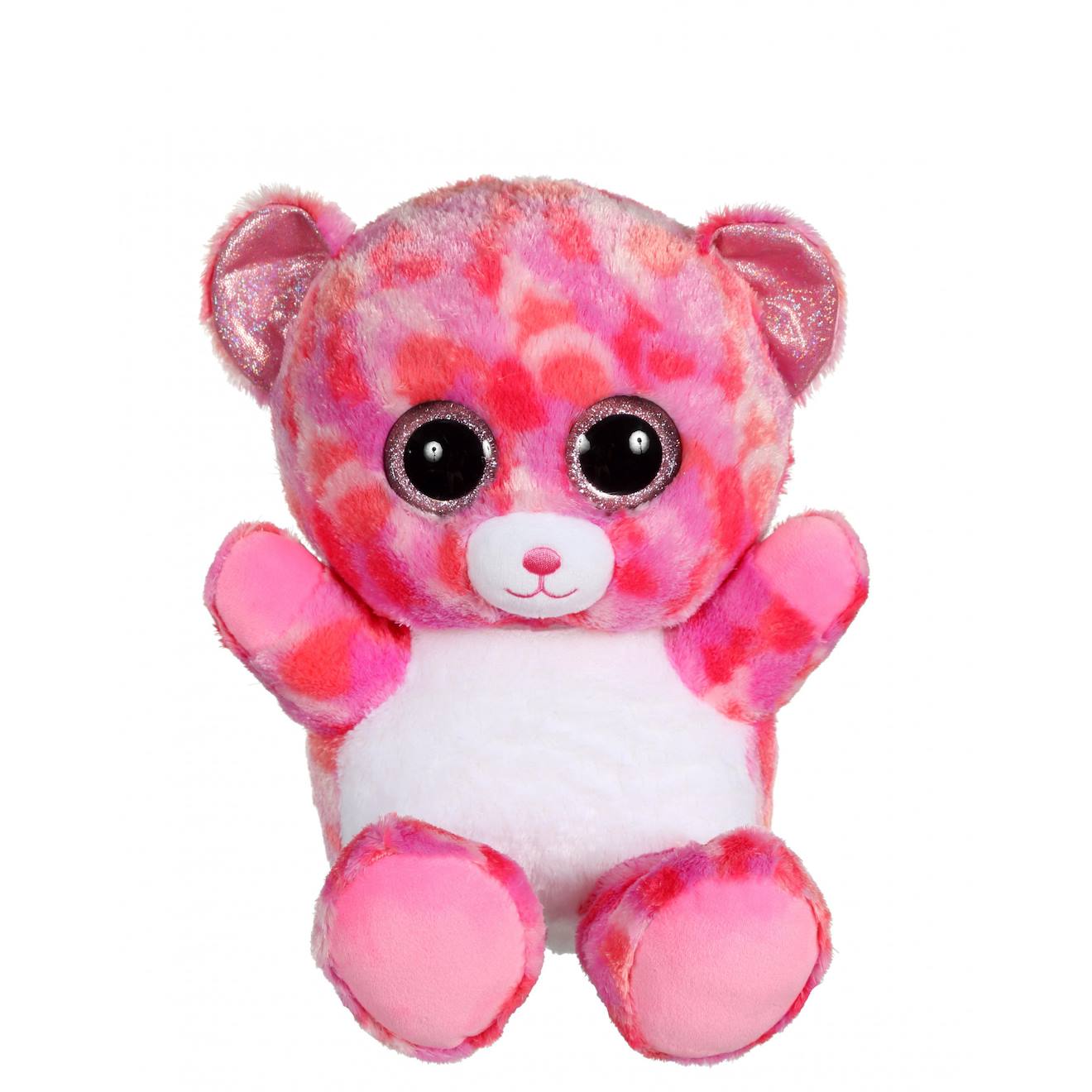 Peluche Ours - Hoopy - Brilloo Friends Ours 30 Cm Rose