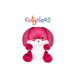 Jouet-Premier âge-Peluches-Peluche cutydoos lapin  80 cm ruby rose framboise