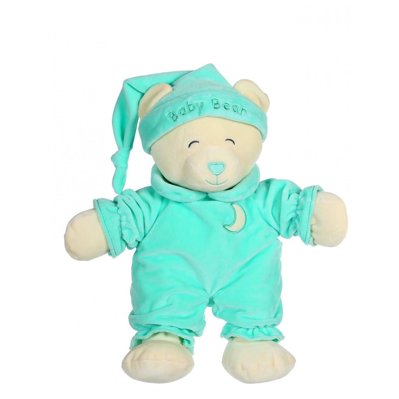 Peluche - Ours Baby Bear Douceur Vert Menthe - 24 Cm Vert