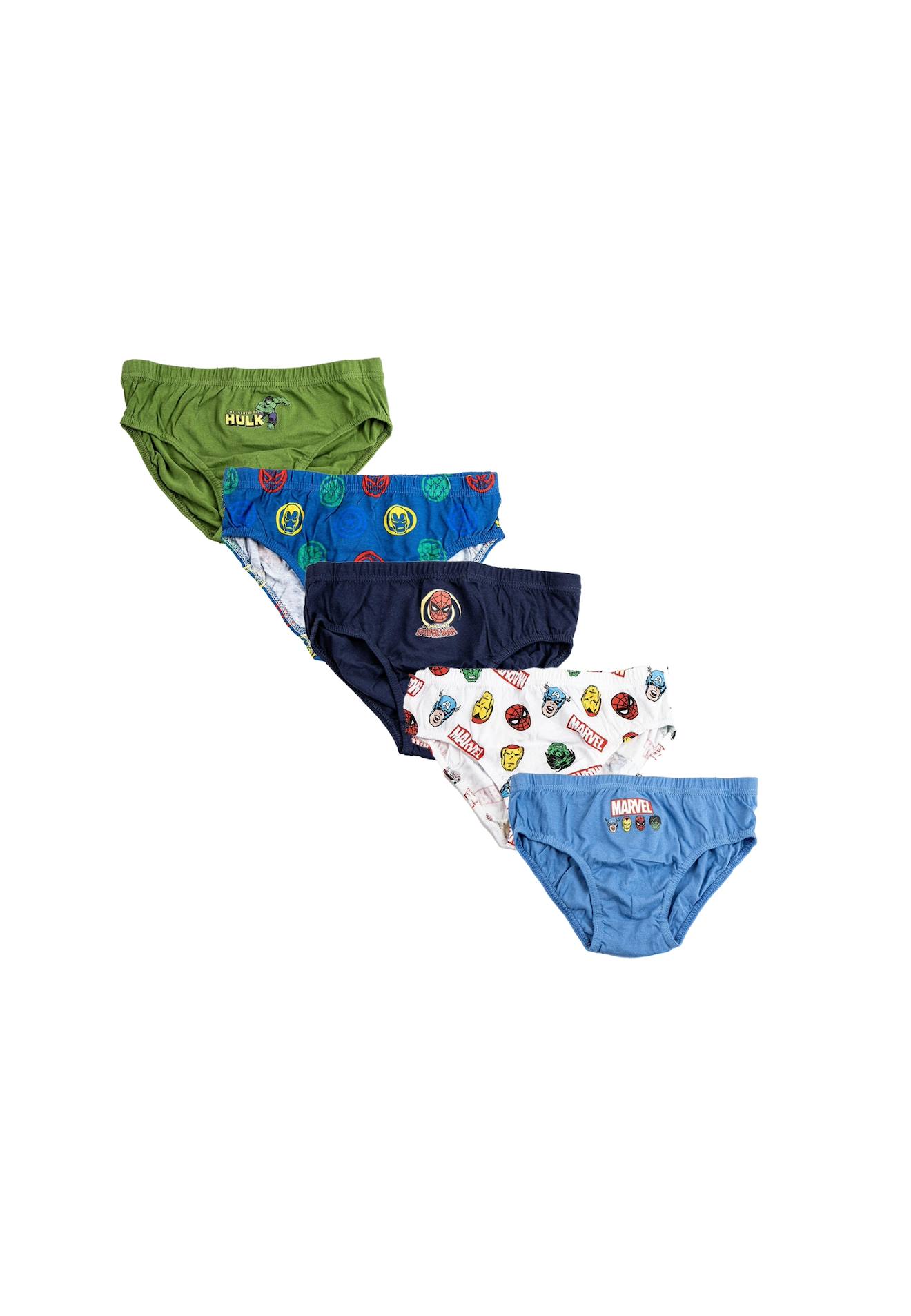 Ensemble De Sous Vêtements Pour Garçons 5 Pièces Marvel Multicolor