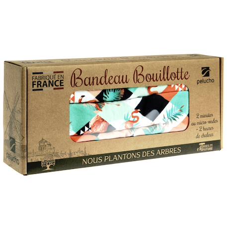 Bouillotte tour de cou Beige+Blanc+Bleu à pois+Bleu nuit+Bleu rayé+Bleu roi+Bordeaux+Caramel+Céleste+Corail+Géométrique orange/vert+Gris+Gris pailleté+Marron+Noir+Rose+Rose pailleté+Tropical noir+Tropical vert+Vert pastel 39 - vertbaudet enfant 