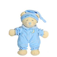Jouet-Premier âge-Peluche - peluche ourson baby bear douceur bleu ciel - 24 cm