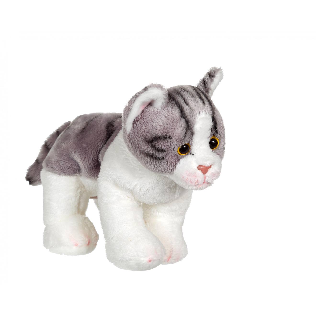 Peluche Réversible Pioupiou Et Merveilles - Chat Magique Violet/bleu 22 Cm