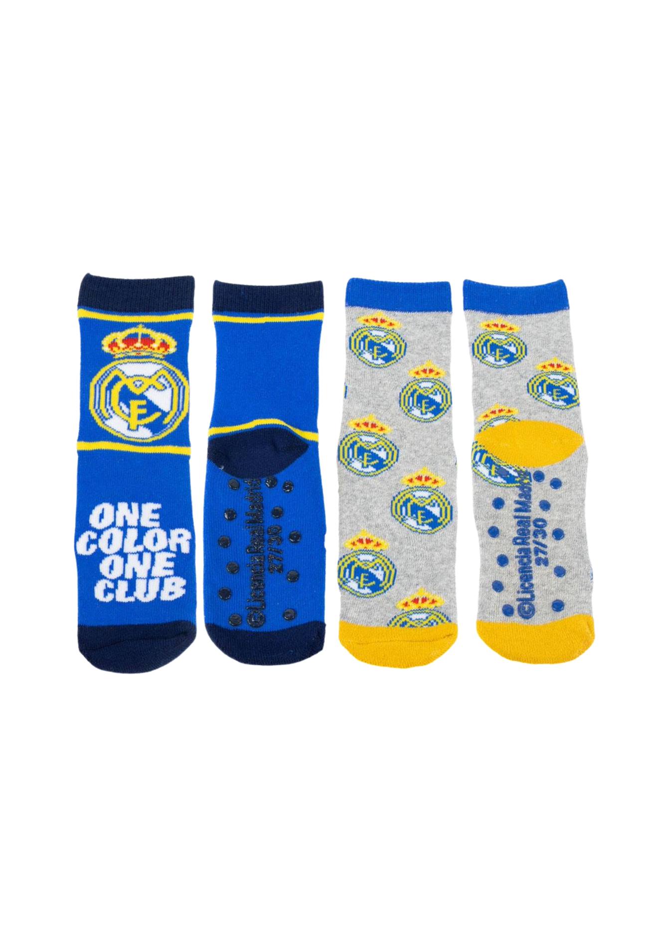 Chaussettes Antidérapantes Avec Appliques - Real Madrid Multicolor