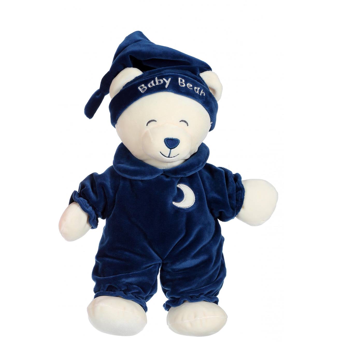 Peluche - Ours Baby Bear Douceur - 24 Cm Bleu