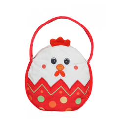 Jouet-Premier âge-Peluche - bonbonnière poule - 16 cm