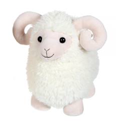Jouet-Premier âge-Peluches-Peluche - peluche funny bélier crème - 30 cm