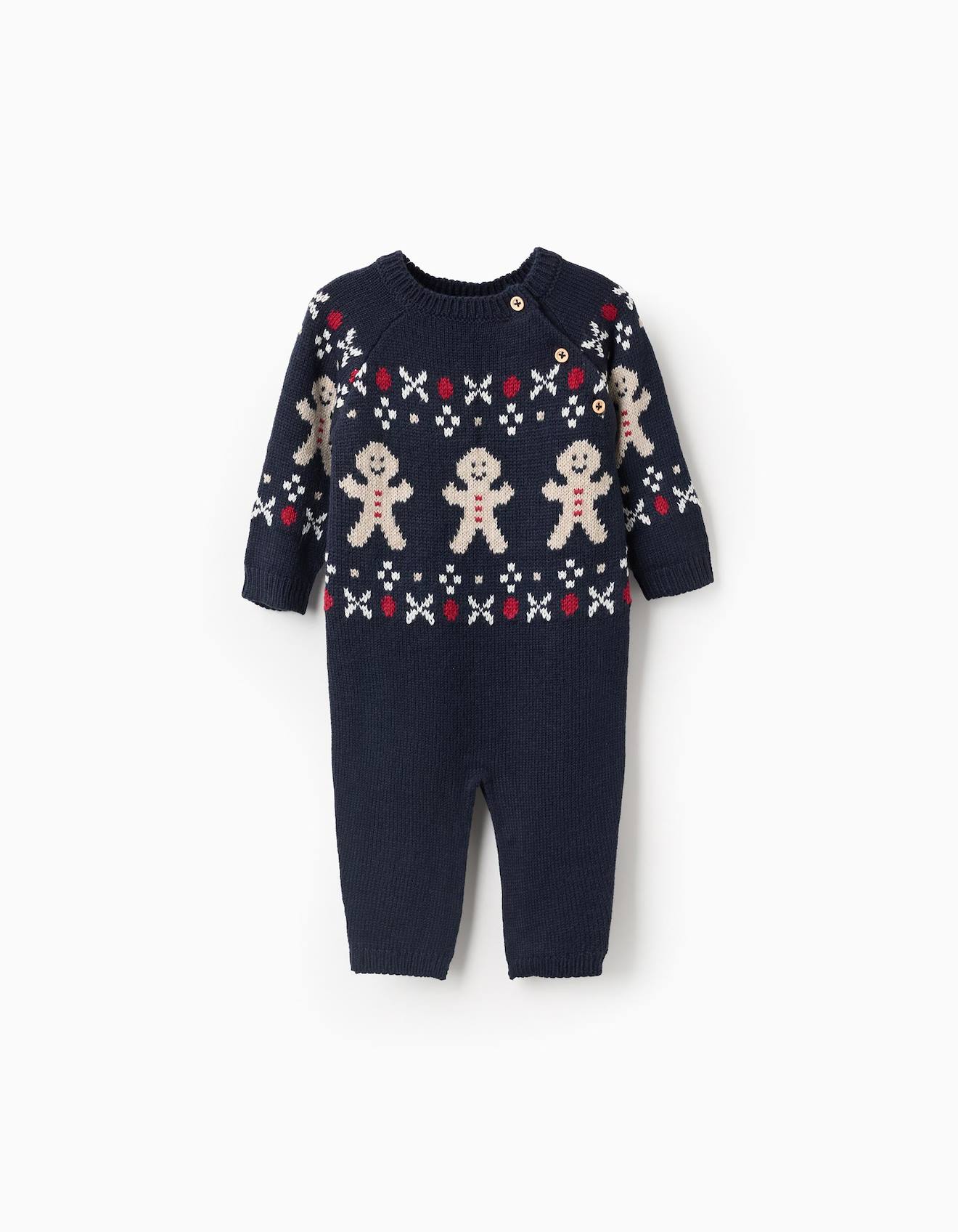 Combinaison Avec Design Amusant Et Motif De Noël Bleu