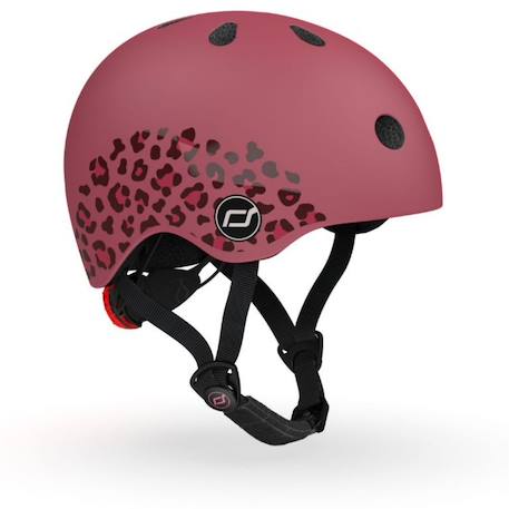Scoot And Ride - Casque Wildcat Xxs (45-51 Cm) Rouge, Noir