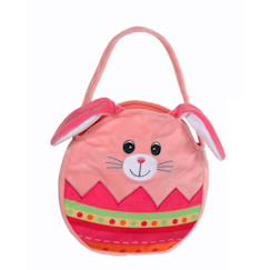 -Peluche - bonbonnière lapin - 16 cm