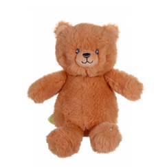 Jouet-Premier âge-Peluches-Peluche - ours marron econimals en peluche éco-conçue - 15 cm
