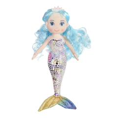Jouet-Premier âge-Peluche - sirène azura - 30 cm