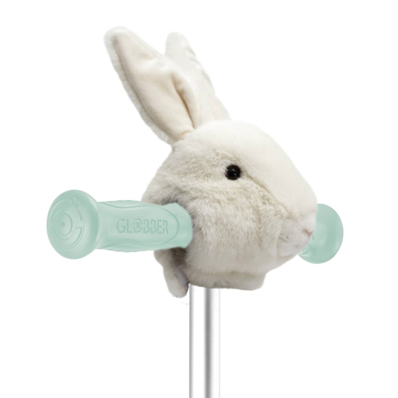 Tête Peluche Pour Guidon Blanc