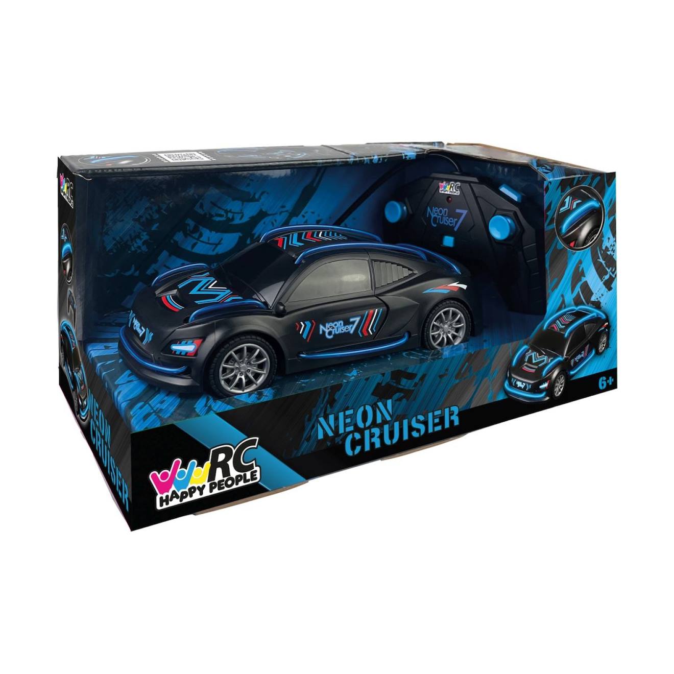 Voiture Radiocommandé Neon Cruiser 40 Mhz 19 Cm Multicolore
