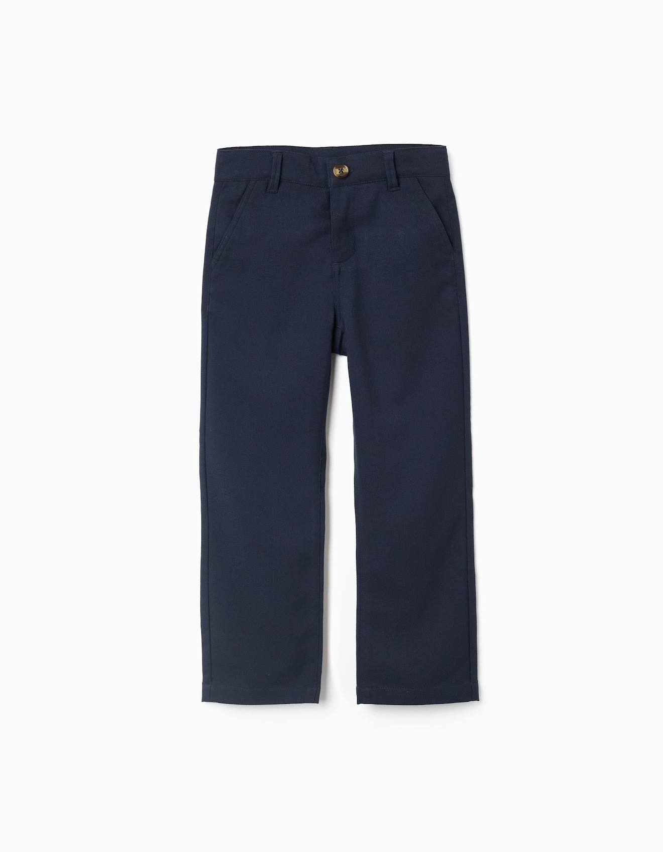 Pantalon Chino Slim En Sergé You&me Bleu Foncé