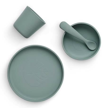 Coffret repas en silicone Nougat+Vert 7 - vertbaudet enfant 
