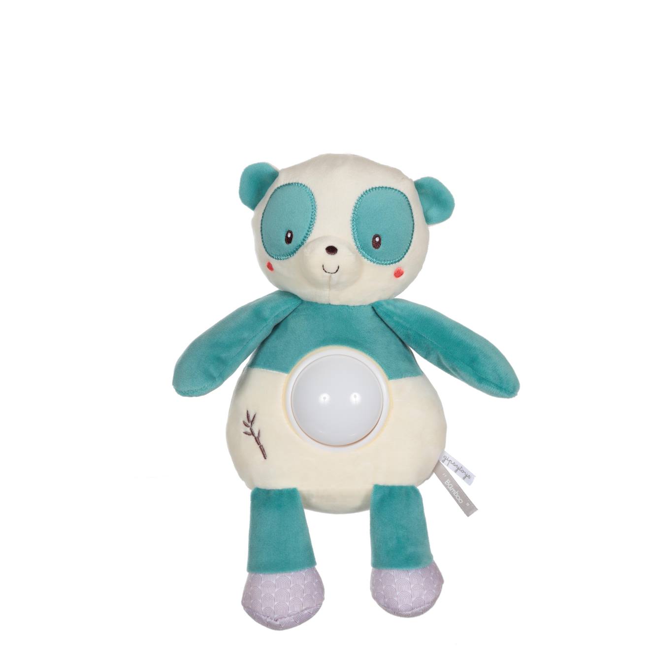 Peluche - Veilleuse Bamboo - Panda - 26 Cm Bleu