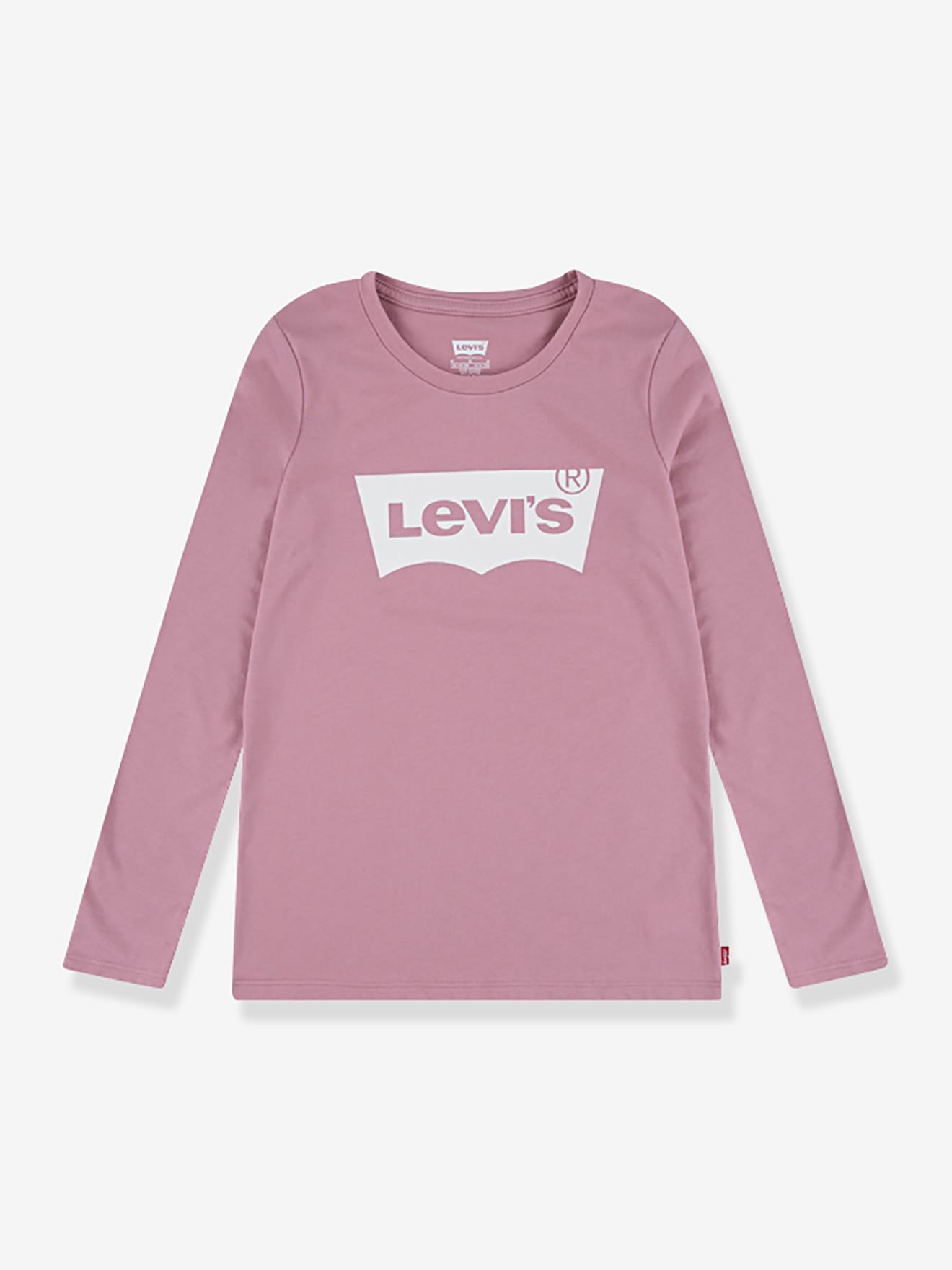 Tee-shirt Batwing bébé LEVI'S manches longues vieux rose