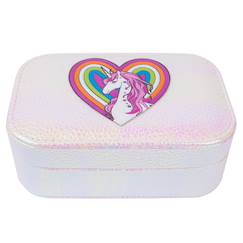 Coffret à bijoux irisé licorne précieuse  - vertbaudet enfant
