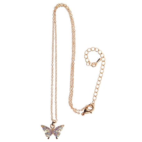 Fille-Accessoires-Collier papillon en strass